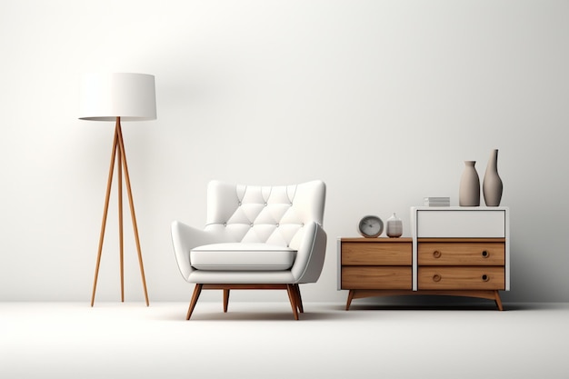 moderne Wohnzimmer-Innenarchitektur