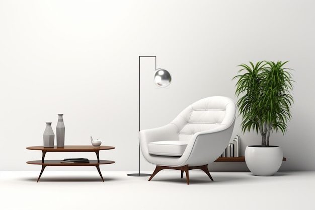 moderne Wohnzimmer-Innenarchitektur