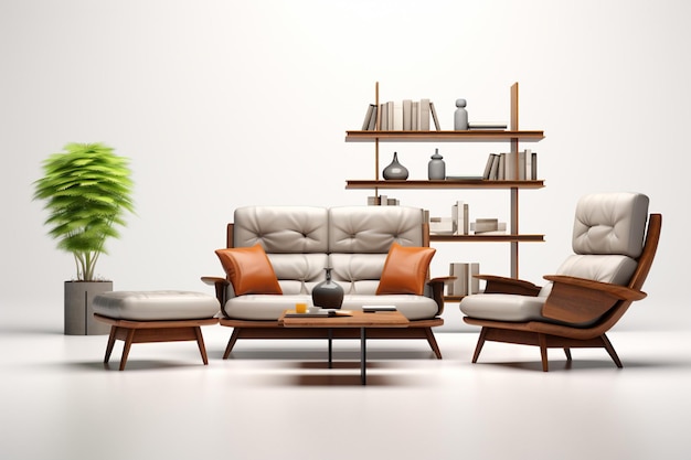 moderne Wohnzimmer-Innenarchitektur