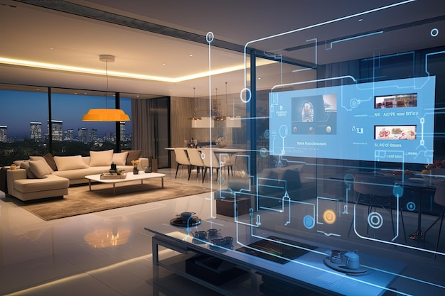 Foto modernen smart home