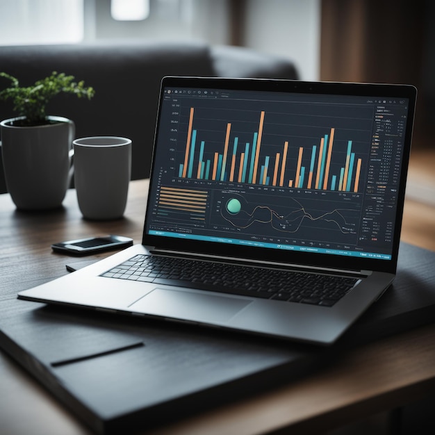 Moderner Kreativ-Analytik-Graph