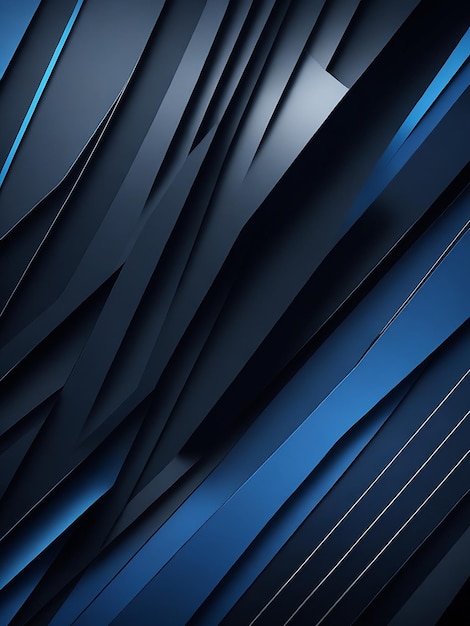 Moderner schwarz-blauer abstrakter Hintergrund. Minimaler Farbverlauf. Dunkles Web-Banner