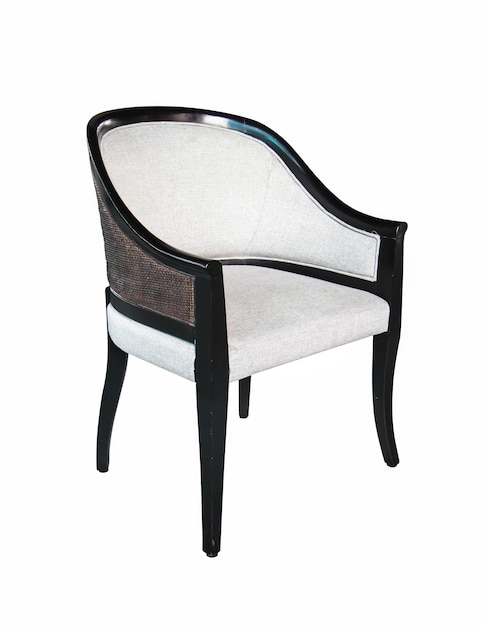 Moderner Stuhl isoliert auf weißem Hintergrund