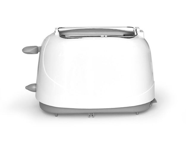 Moderner Toaster auf Weiß