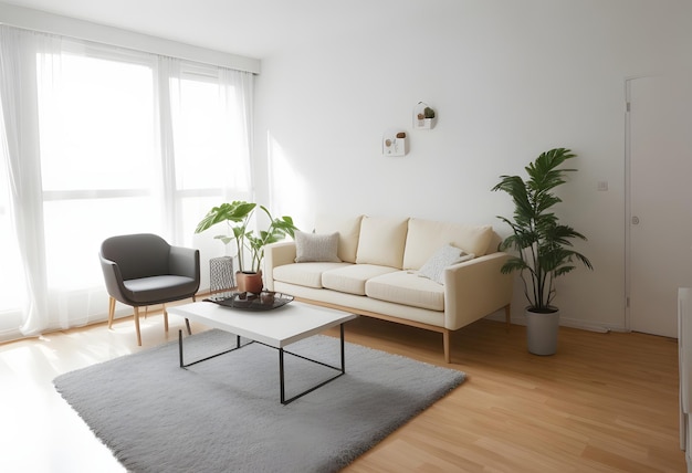 Modernes Apartmentwohnzimmer