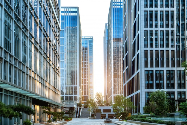 Modernes Architektur-Bürogebäude in Jinan Financial District