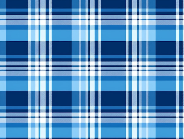 Modernes blaues Plaid-Muster-Design-Bild