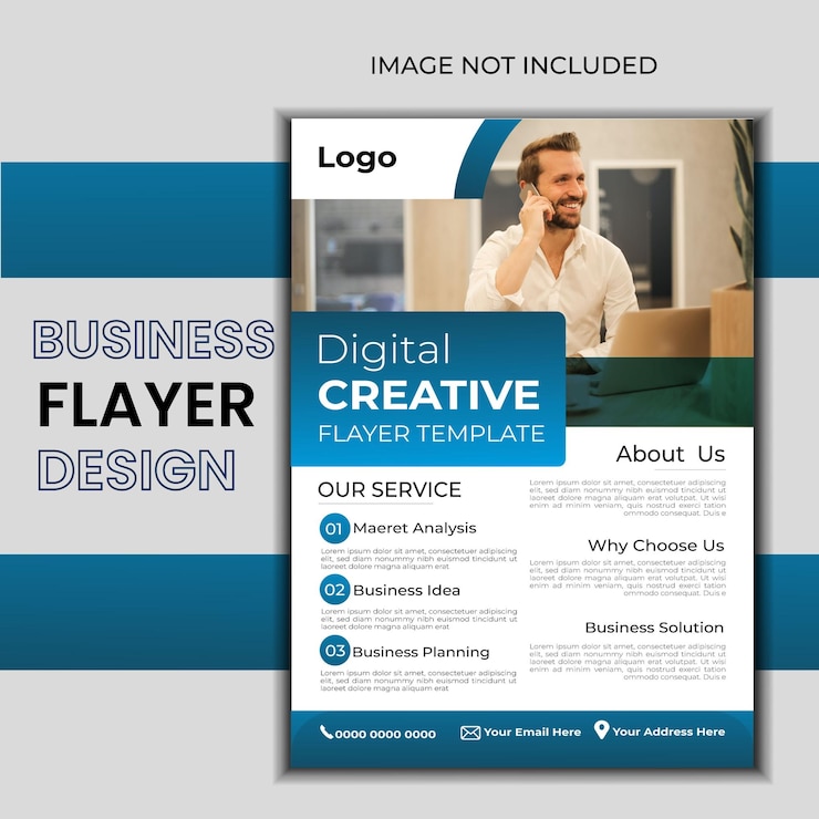 Foto modernes business-flayer-design