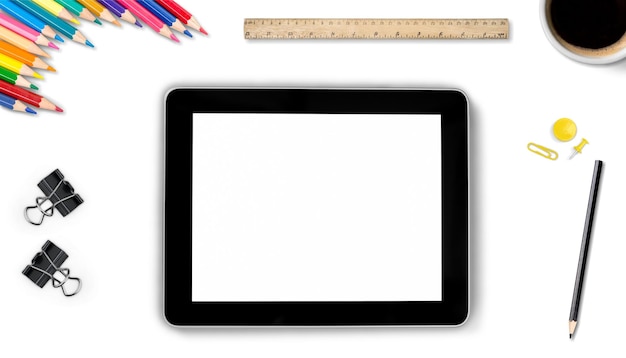 Foto modernes digitales tablet