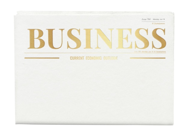Modernes Geschäft png Zeitung Aufkleber gold Nameplate Design durchsichtiger Hintergrund