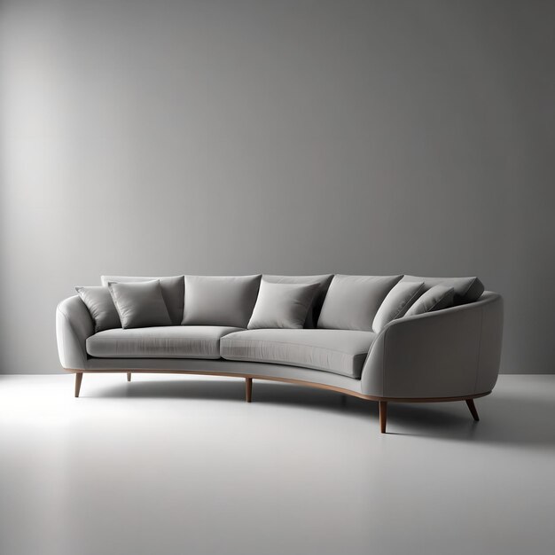 Modernes graues Sofa