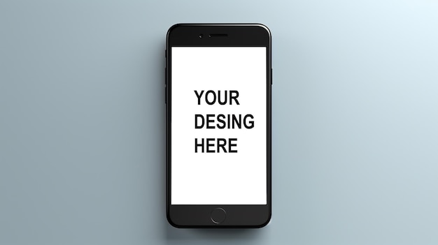 Modernes Handy-Mockup für die Anzeige von Apps