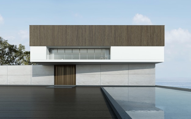 Modernes Haus mit Pool