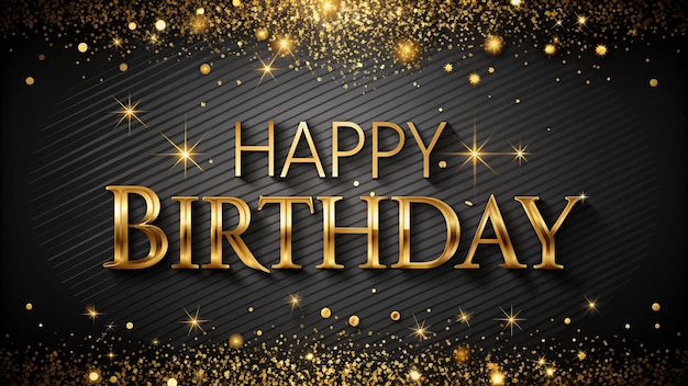 Modernes Hintergrunddesign für einen glücklichen Geburtstag