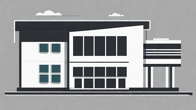 Modernes Industriegebäude