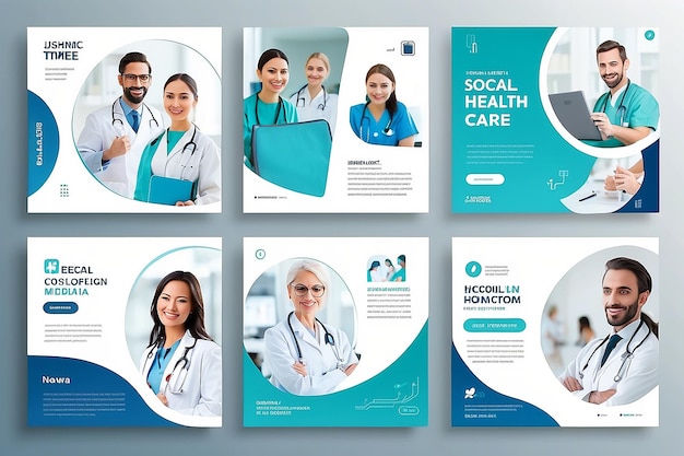 modernes quadratisches Banner mit Platz für das Foto Für Postkartenbanner und Webwerbung in sozialen Medien verwendbar