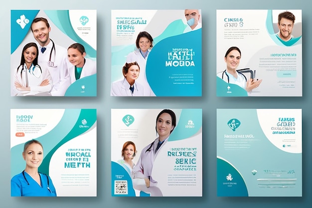 modernes quadratisches Banner mit Platz für das Foto Für Postkartenbanner und Webwerbung in sozialen Medien verwendbar
