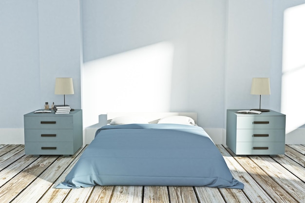 Modernes Schlafzimmer Interieur