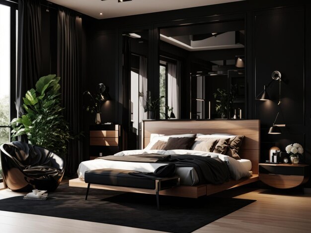 Modernes Schlafzimmerdesign