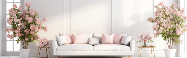 Foto modernes weißes wohnzimmer mit sofa-möbeln