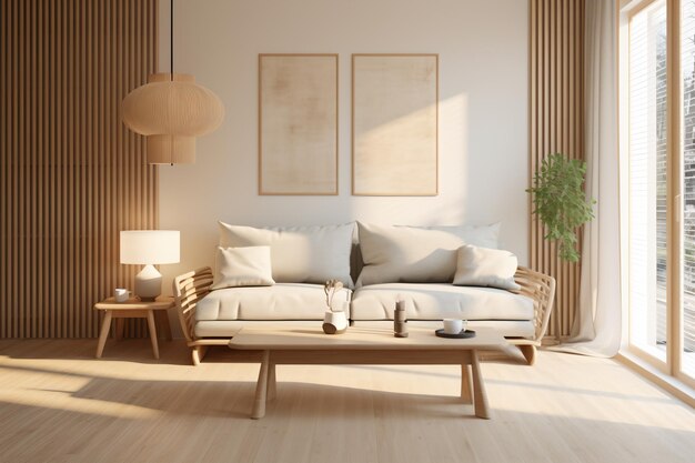 modernes Wohnzimmer mit Sofa