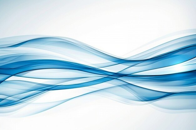 Moderno azul abstrato estiloso desenho de fundo de onda
