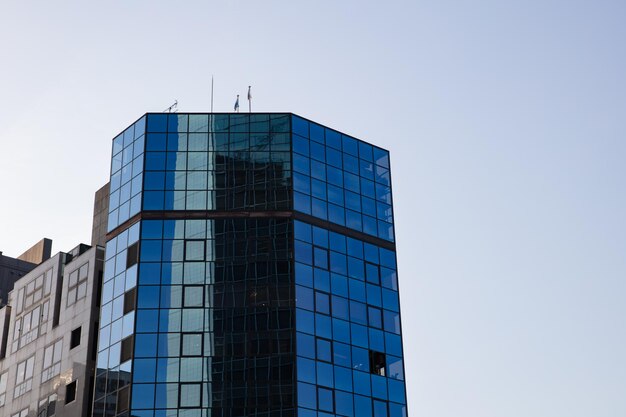 Foto moderno do fundo do céu de edifícios