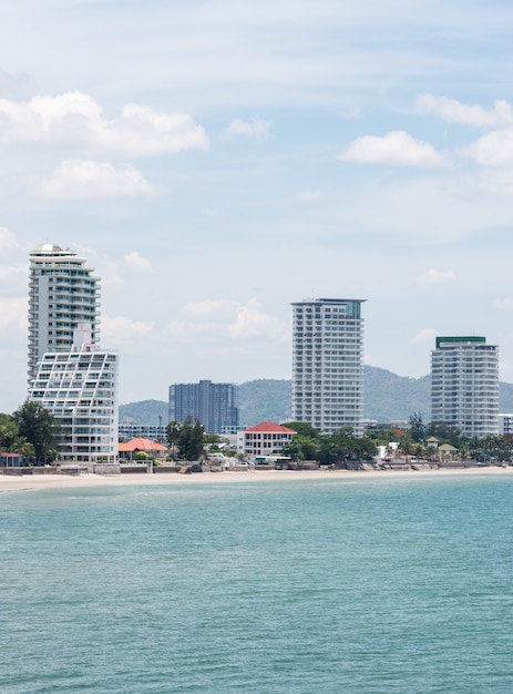 Moderno edifício do hotel