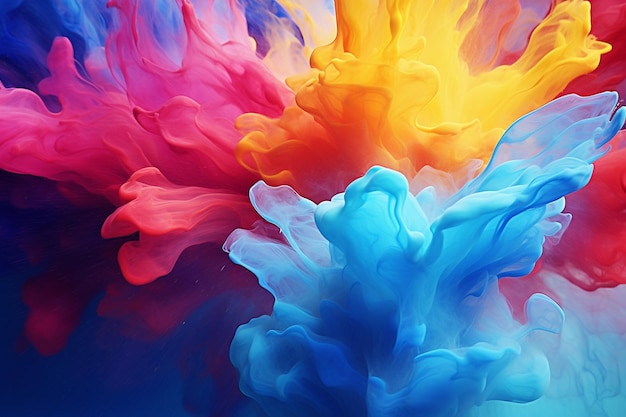 Moderno fondo colorido de flujo y pinturas color onda forma líquida diseño abstracto