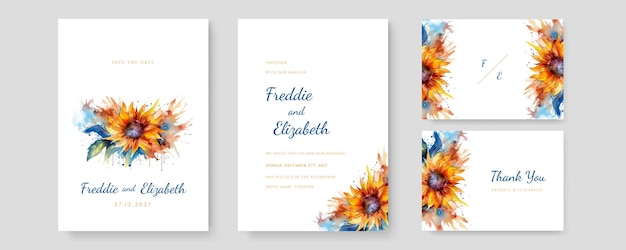 Moderno modelo de invitación de boda con hojas marco de brillo y borde vector de decoración floral para guardar la fecha saludo gracias rsvp etc