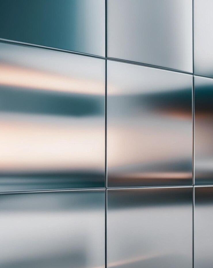 Foto modernos azulejos metálicos desenho de fundo abstrato