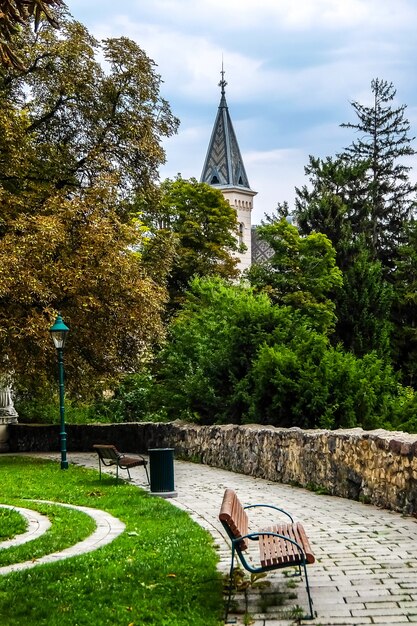 Modling Baixa Áustria Áustria Jardim da igreja paroquial de St Othmar