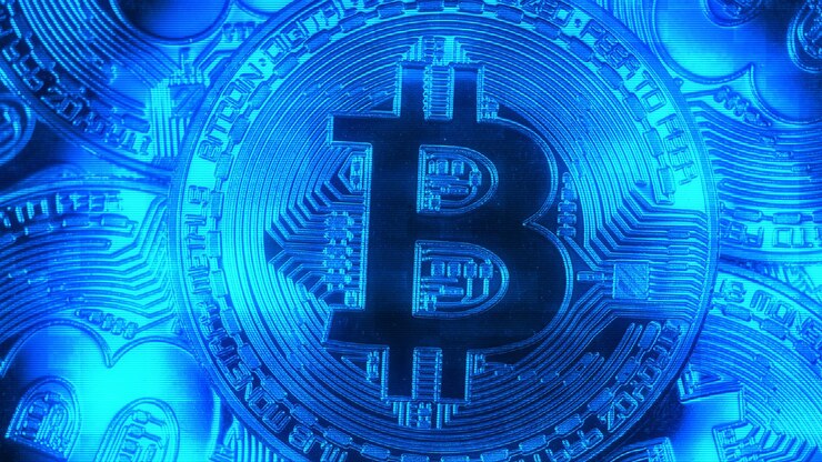 Moeda criptográfica Bitcoin de ouro BTC Bit Coin Imagens de macro moeda criptográfica Moedas Bitcoin