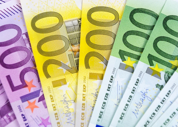 Foto moeda da união europeia