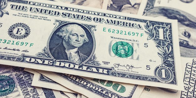 fundo de notas de dólar dos eua. dinheiro dos estados unidos. 6193872 Foto  de stock no Vecteezy