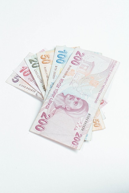 Moeda turca Notas de lira turca