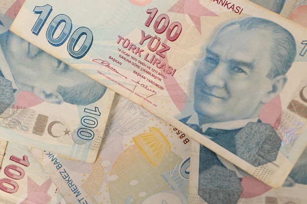 Moeda turca Notas de lira turca