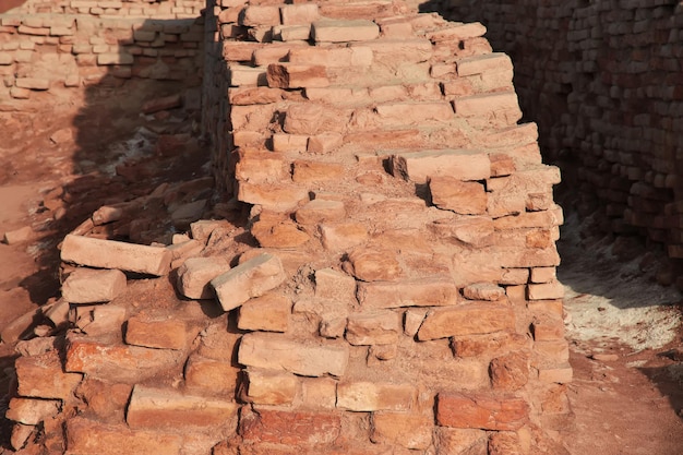 Mohenjo daro ruinas cerca del río Indo en el distrito de Larkana Sindh Pakistán