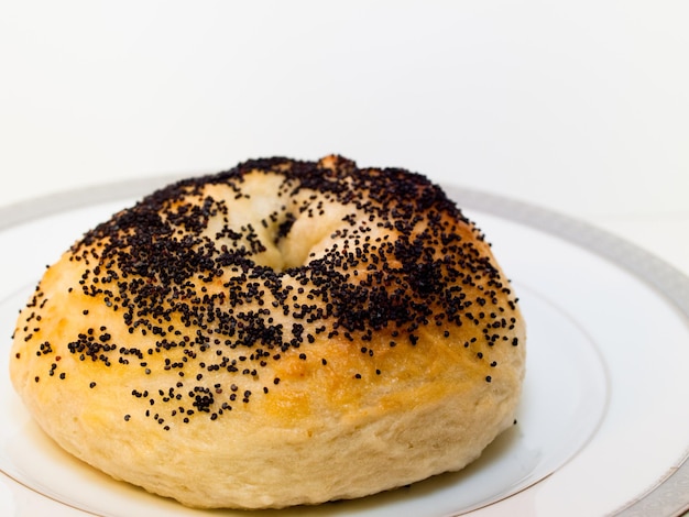 Mohn-Bagel.