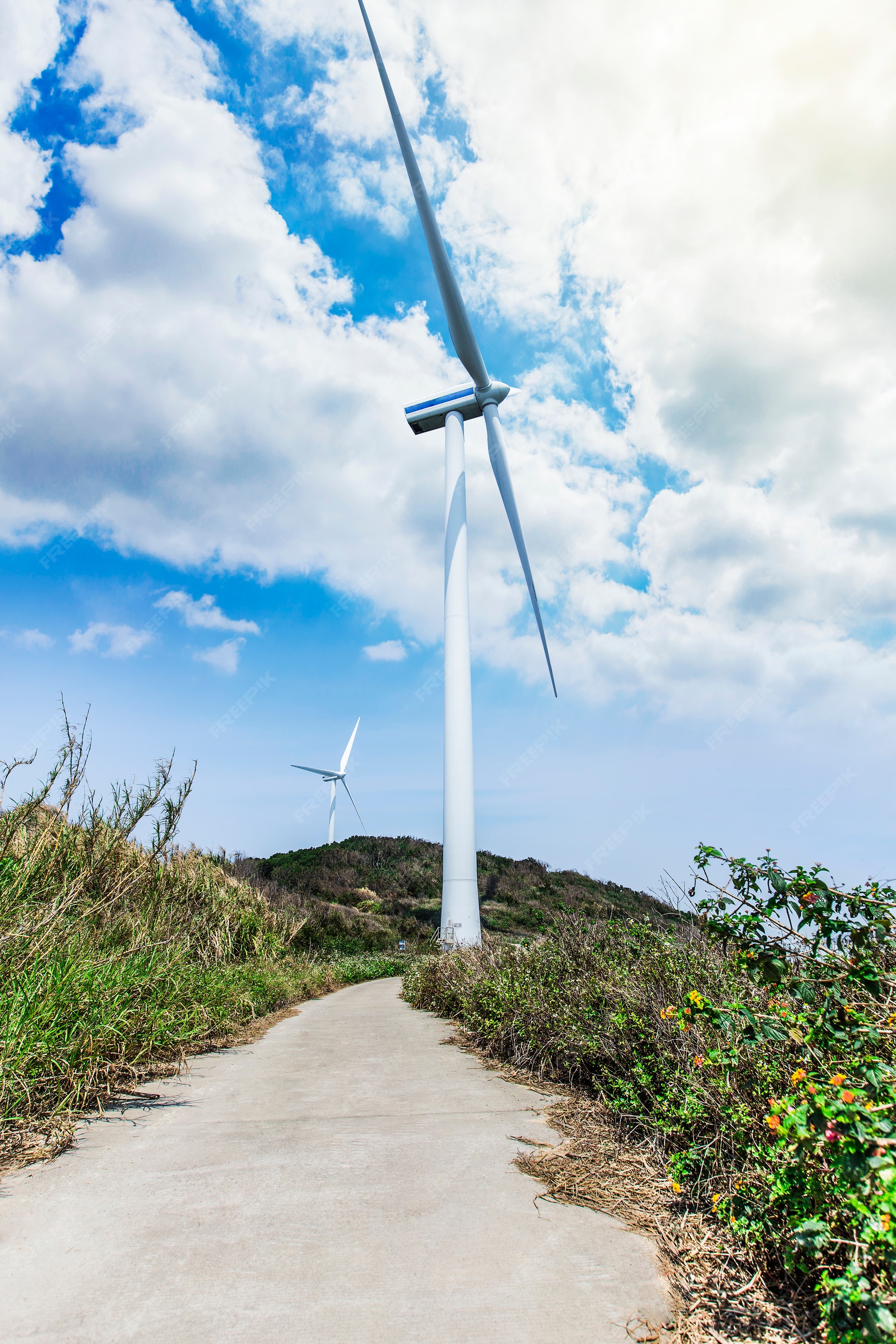 Moinho de vento elétrico