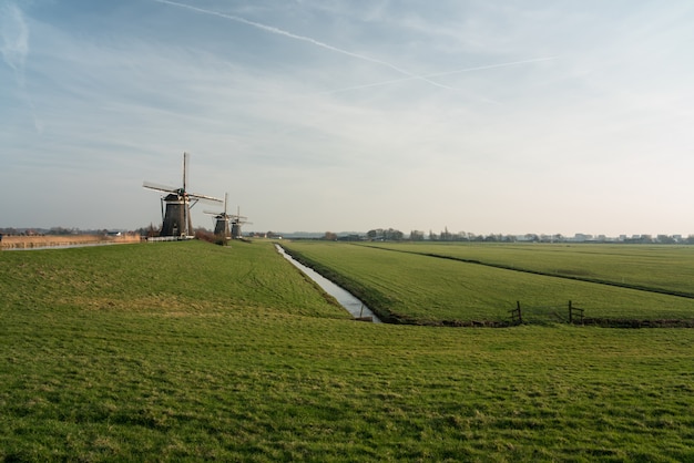 moinho de vento na Holanda