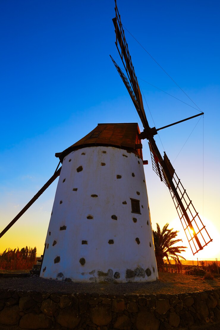 Foto moinho el cotillo fuerteventura canárias