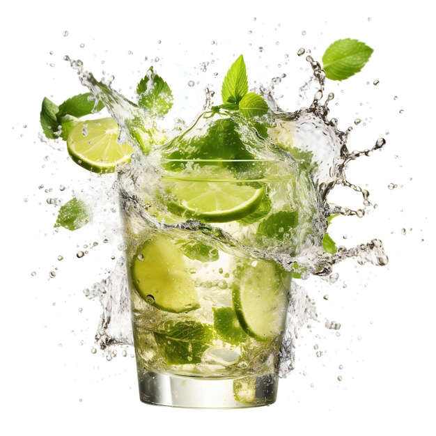 Mojito-Cocktail mit Limette