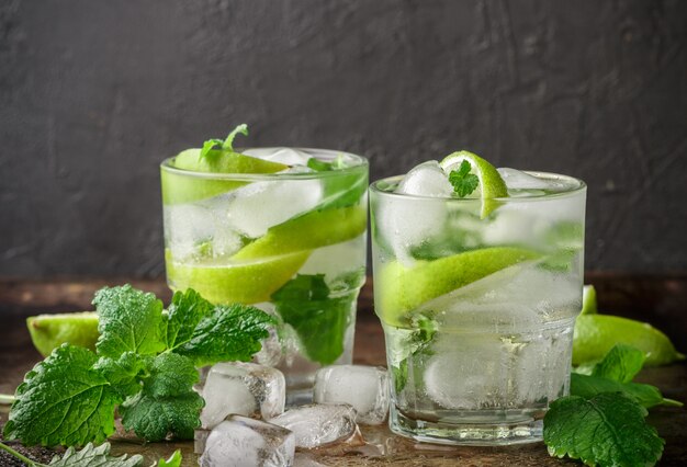 Mojito-Cocktail oder Limonade