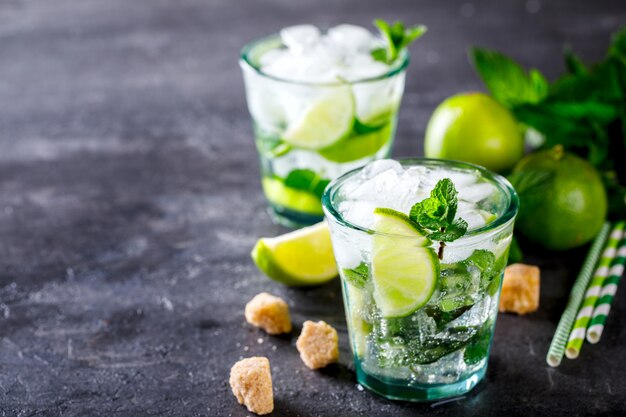 Mojito Cocktail. Sommerfestgetränk.