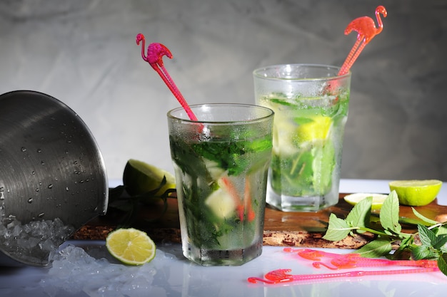 Mojito-Cocktails zubereiten