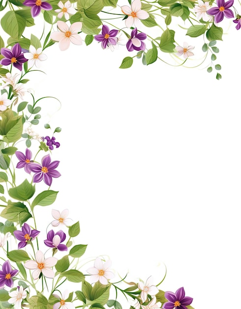 Foto moldura de molas para flores clipart no estilo de roxo claro e âmbar escuro