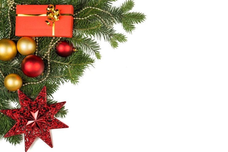 Foto moldura de natal presente decoração do feriado convite verde