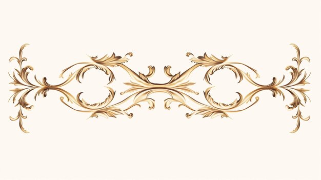 Molduras douradas decorativas de luxo Moldura ornamental retrô ornamentos retangulares vintage e borda