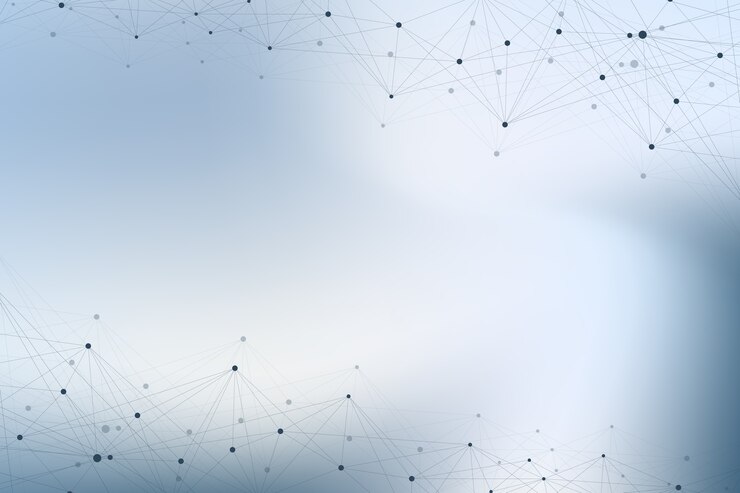 Molécula de fundo gráfico geométrico e comunicação. Complexo de big data com compostos. Cenário de perspectiva. Matriz mínima Big data. Visualização de dados digitais. Ilustração científica.